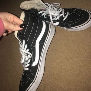 Black high top vans